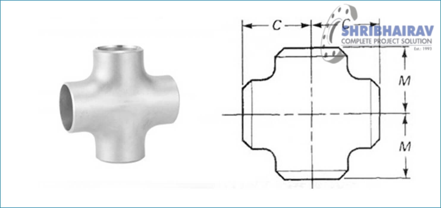 ASME_b16.9 Buttweld Equal Cross